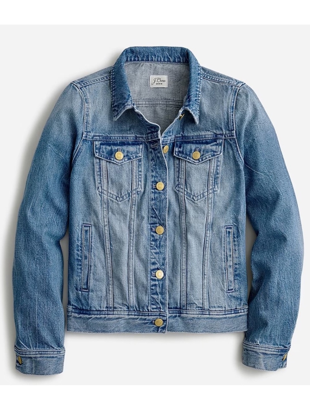 J. Crew | Jacket | Classic Denim Jacket in Brilliant Day Wash - Picture 14 of 14